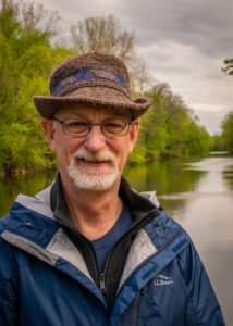 A portrait of Donald Kautz along the Conestoga River