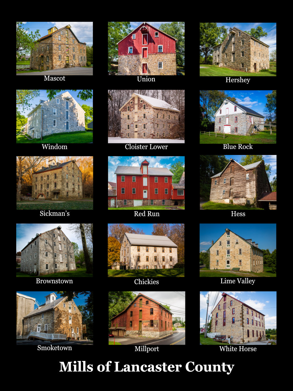 Mills of Lancaster County Poster